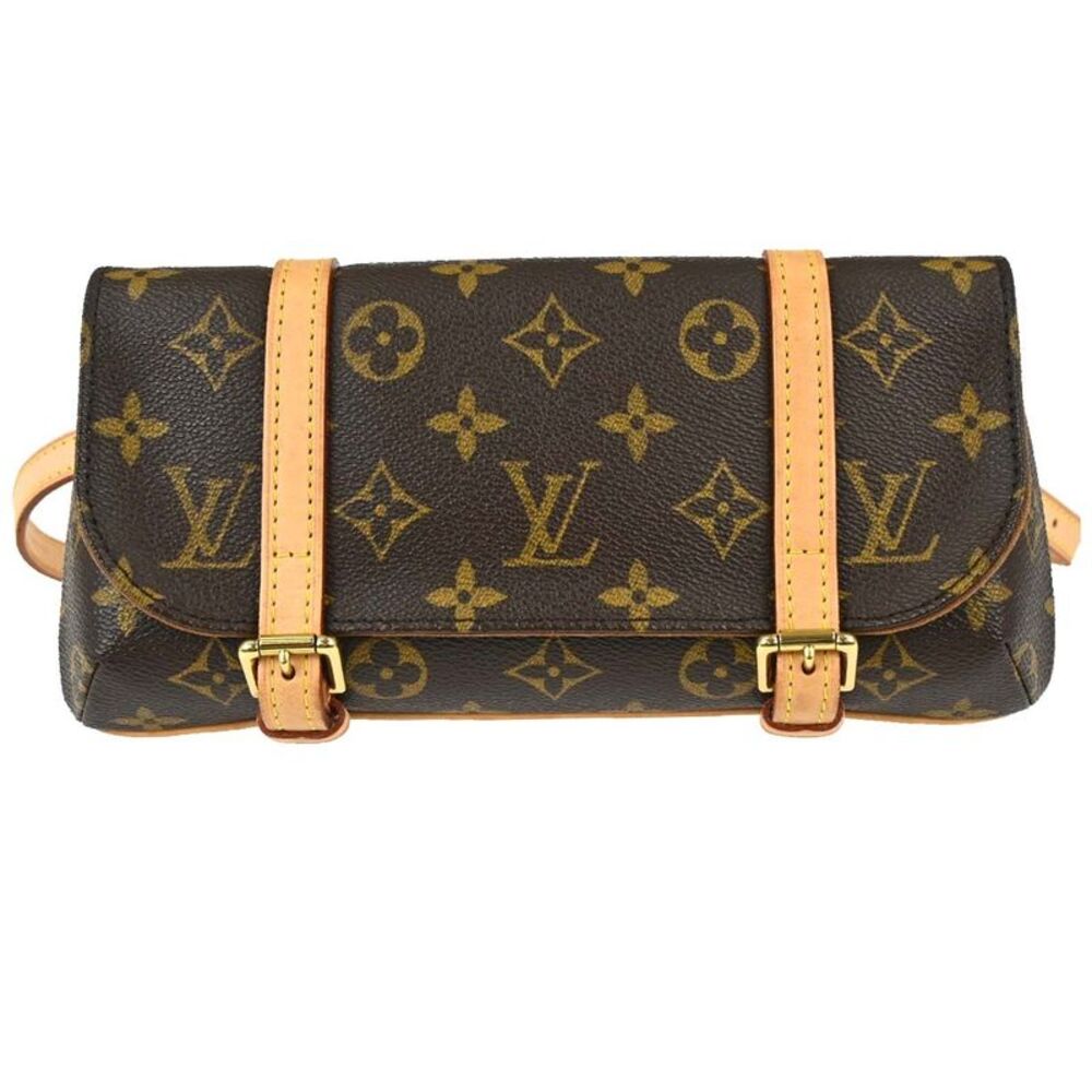 Louis Vuitton Marelle Waist Monogram Canvas Brown Canvas Handbag